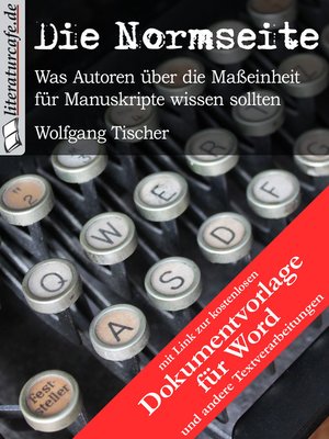 cover image of Die Normseite (mit Dokumentvorlage)